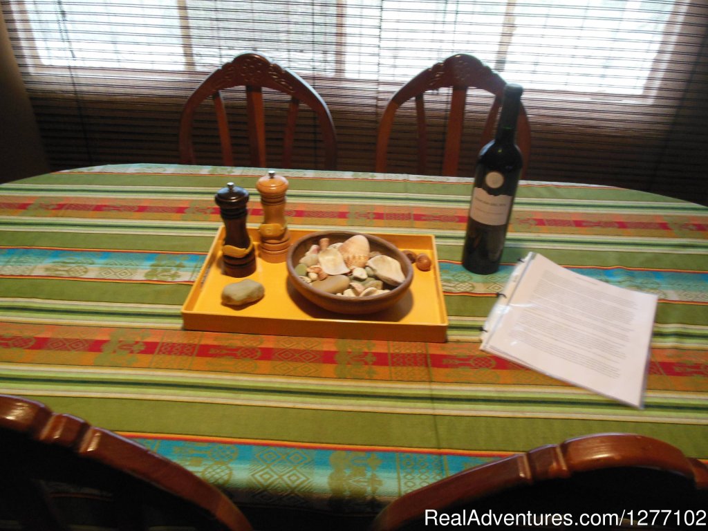 Upstairs Dinning table. | Bungalow by the Sea 'No Longer for Rent.' | Image #11/26 | 