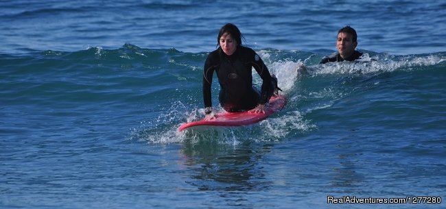 Learning How To Ride First Wave in Morocco | Imouran Surfing Morocco | Image #6/9 | 