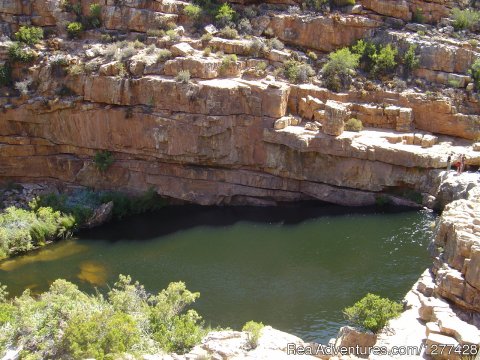 Huge natural pool