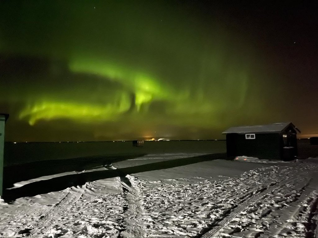 Northern Lights | Adventure Ice Fishing | Gull Lake, Alberta  | Fishing Trips | Image #1/6 | 