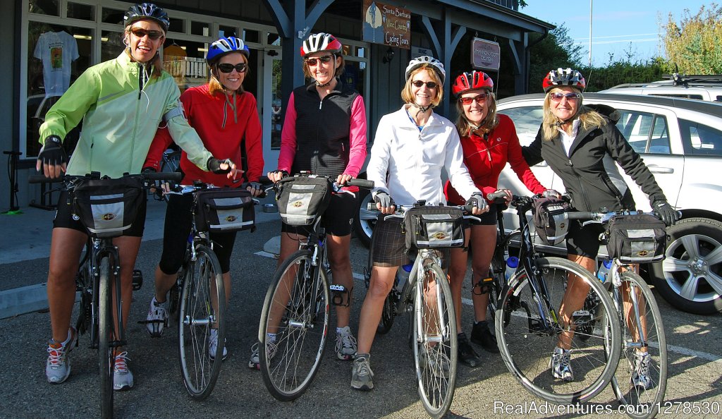 Getting ready to head out. | Santa Barbara Wine Country Cycling Tours | Image #8/17 | 