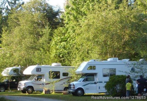 Spacious RV sites