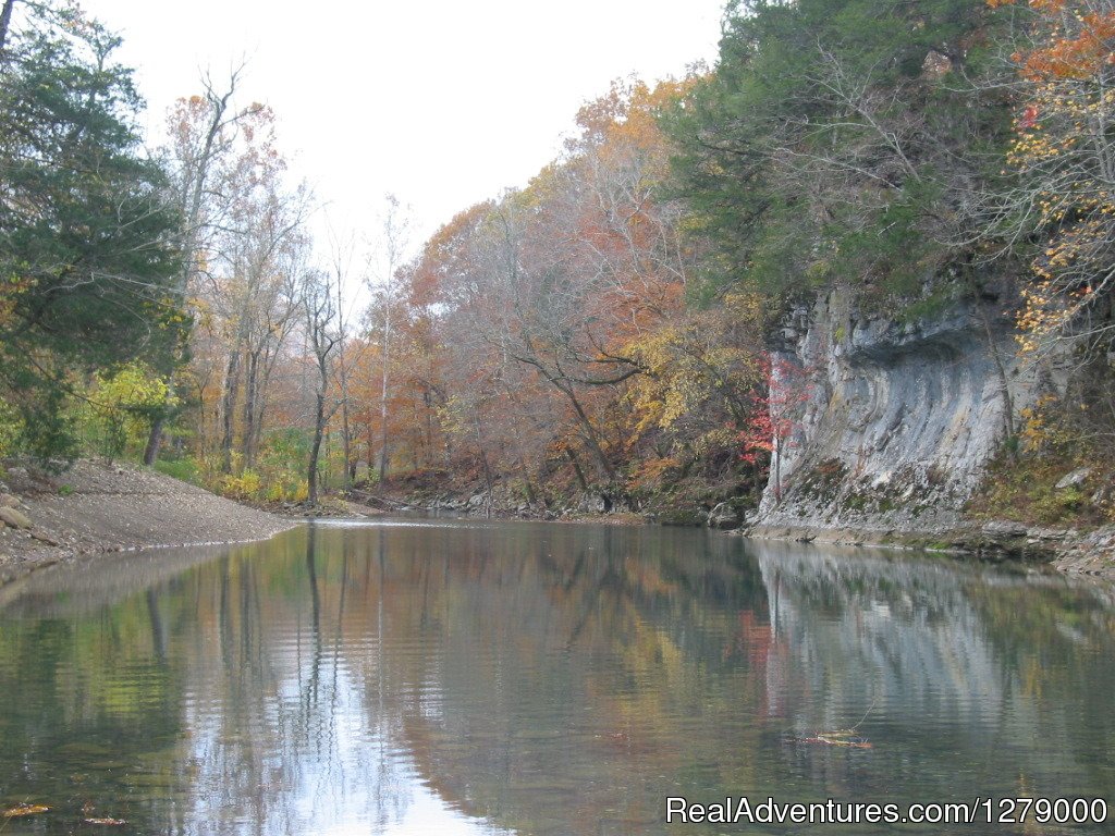 View From Low-water Bridge | Creek's End Riverside Retreat | Image #2/19 | 