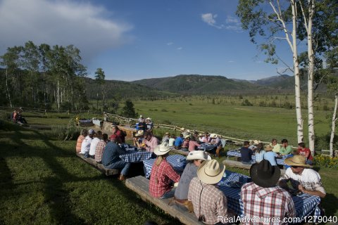 Summer Dude Ranch Cookout at Vista Verde Ranch