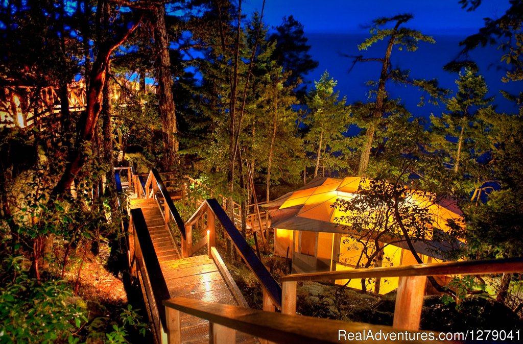 Nightime Boardwalk | Rockwater Secret Cove Resort | Image #2/8 | 