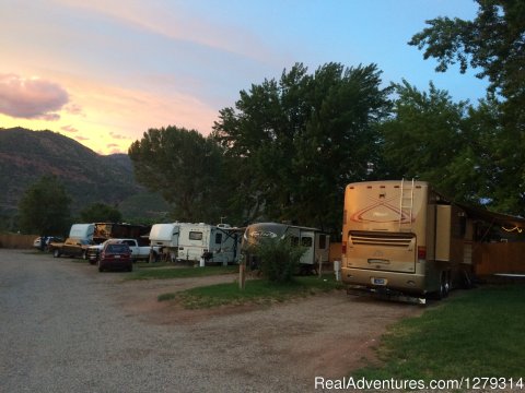 Summer evening at Westerly RV Park