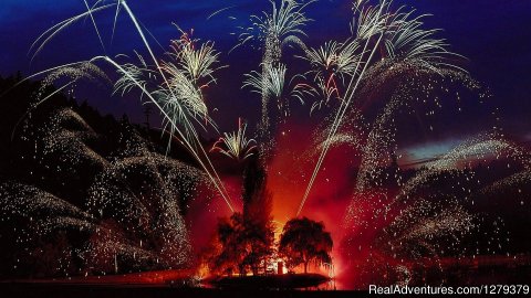 Butchart Gardens Fireworks show (Summer)