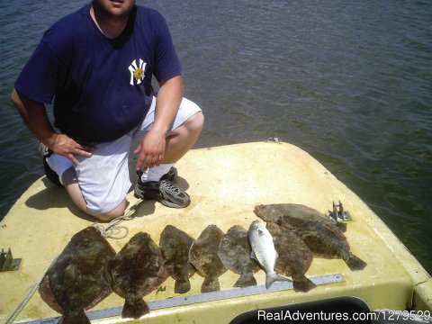 Brian With Our Limit Of Nice Fluke