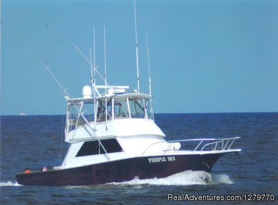 Great Shot of the Purple Jet III | Purple Jet Charter Sportfishing Fleet | Image #2/26 | 