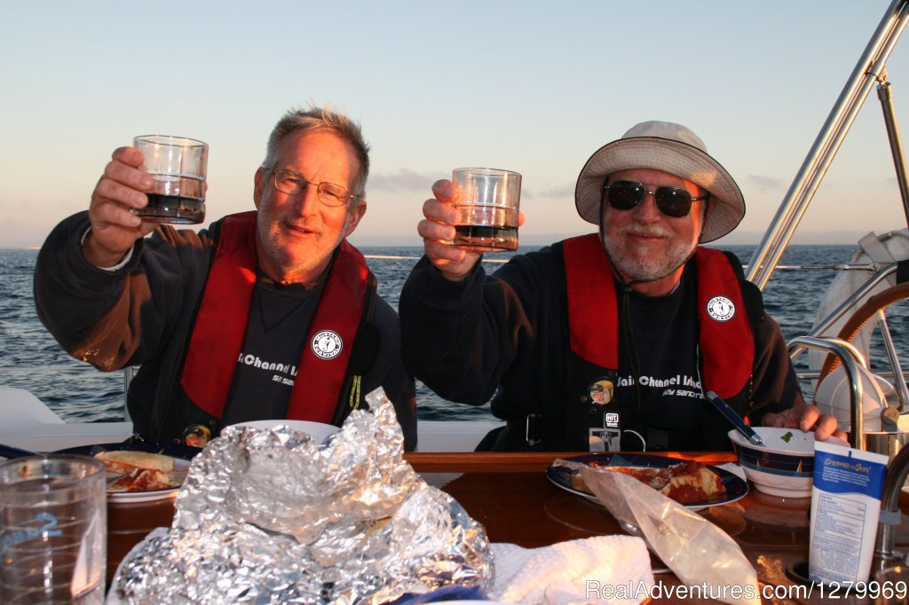 Dinner aboard Sancerre | Sail Channel Islands | Image #8/22 | 