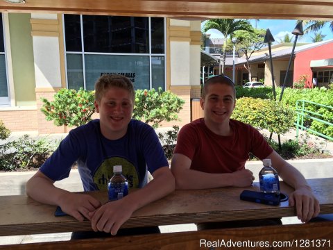 Brothers on a Morning Pedal tour