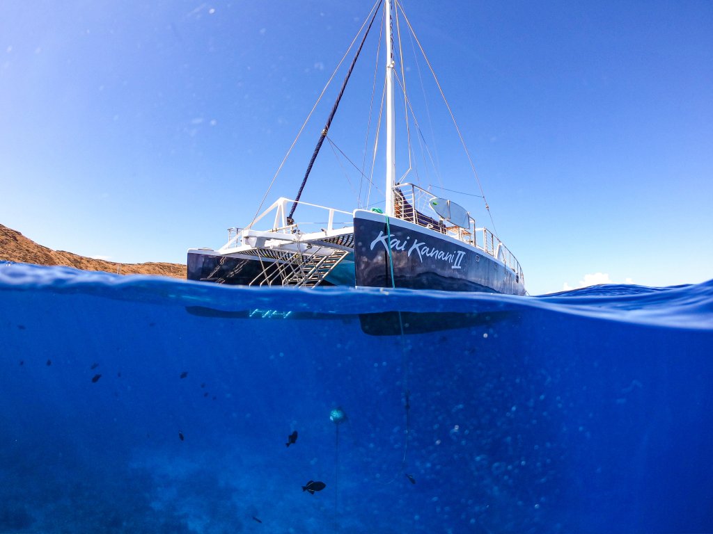 Inside Molokini Crater | Kai Kanani Sailing | Makena, Hawaii  | Scuba Diving & Snorkeling | Image #1/6 | 