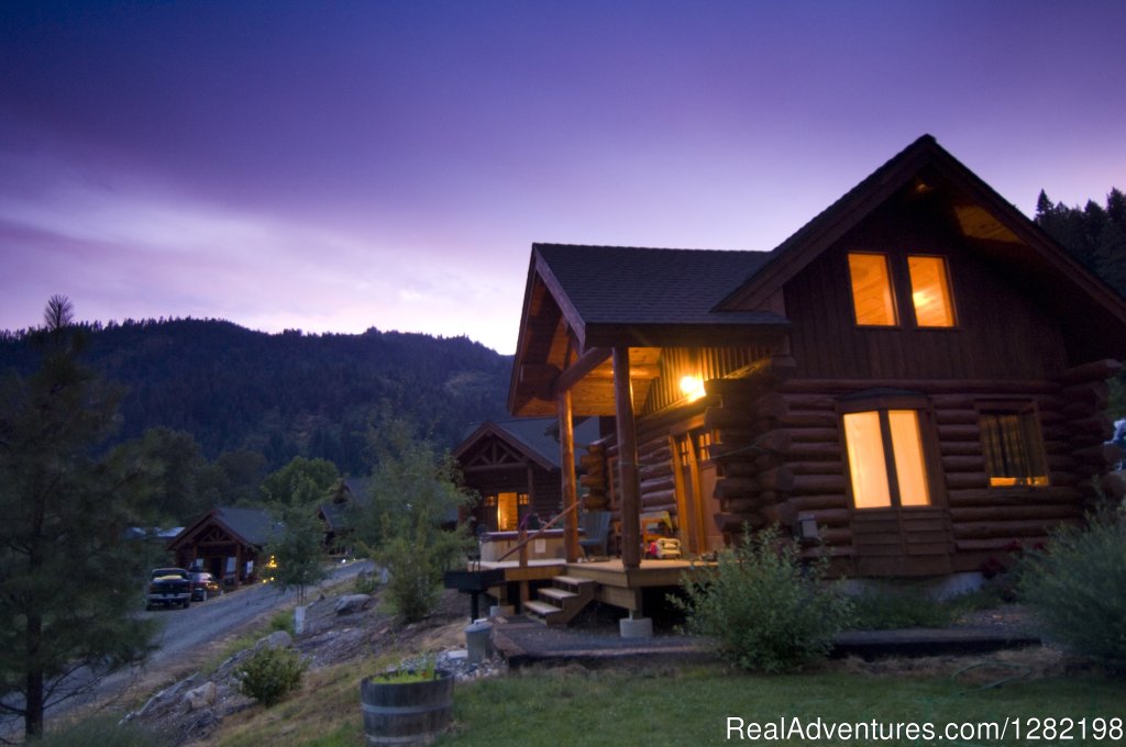 Two Bedroom Handcrafted Log Cabins at River Dance Lodge | River Dance Lodge | Kooskia, Idaho  | Hotels & Resorts | Image #1/20 | 