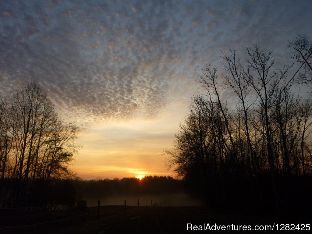 Sunrise. | Unique Lodging Hidden Cave Ranch Bed and Breakfast | Image #11/23 | 