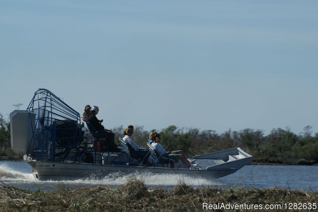 6 Passenger Airboat Tours | Louisiana Tour Company | Marrero, Louisiana  | Sight-Seeing Tours | Image #1/5 | 