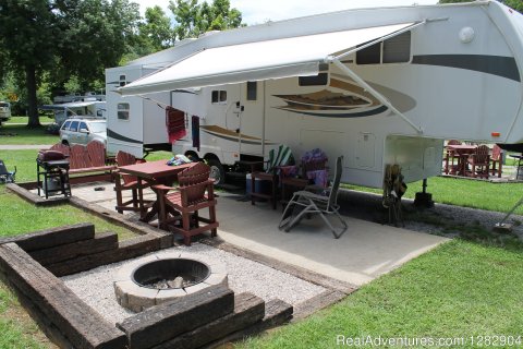 Huntington KOA Premium Patio Site