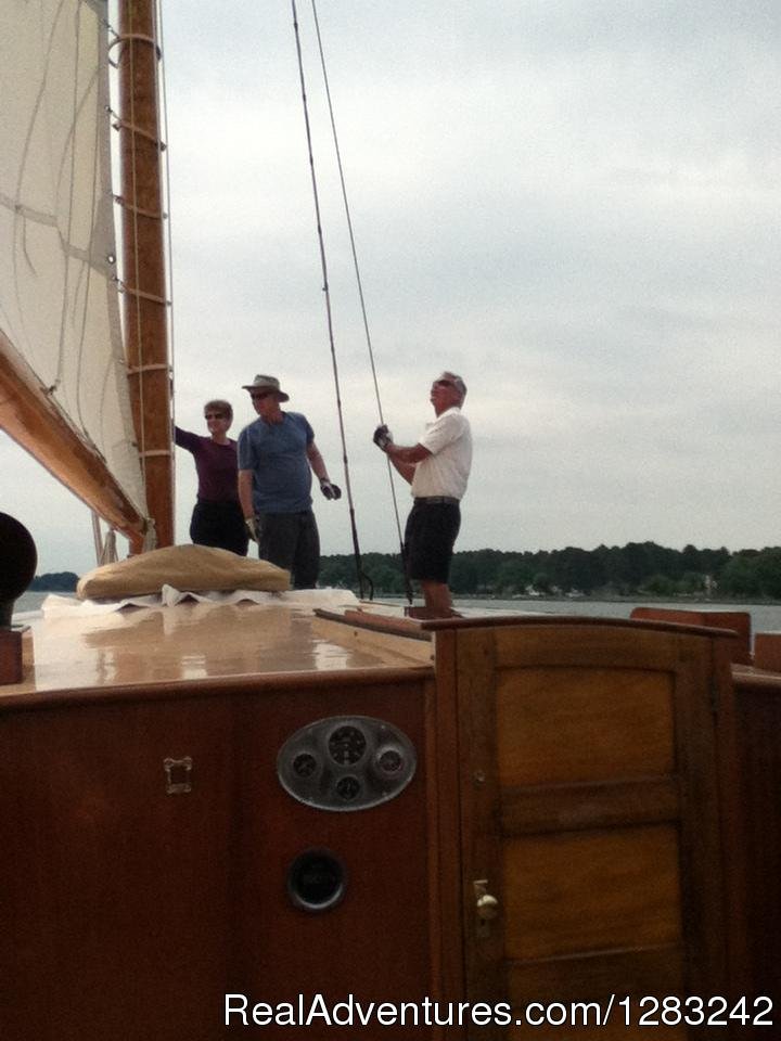 Sail Selina Ii St Michaels Md Raising Sails | Sail Selina Ii | Image #6/24 | 