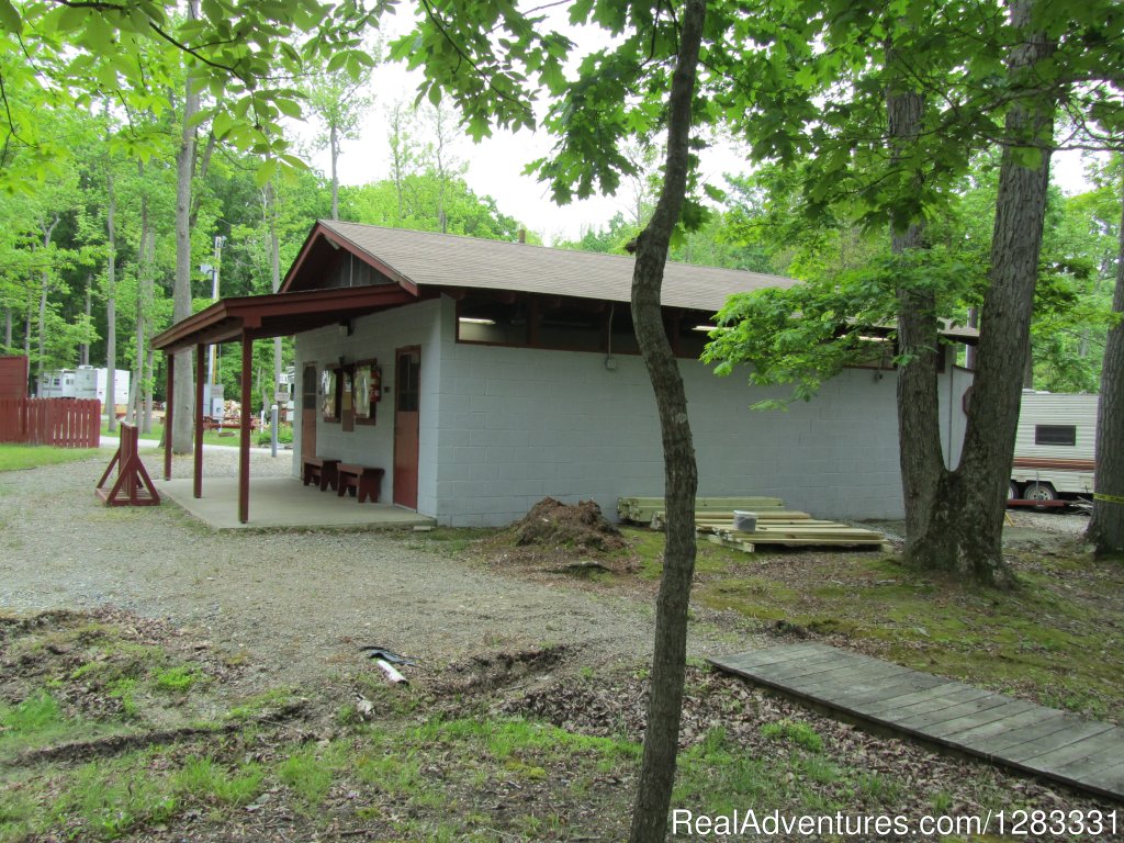 Wilderness Bathhouse | The Campgrounds at Sandy Cove | Image #18/22 | 