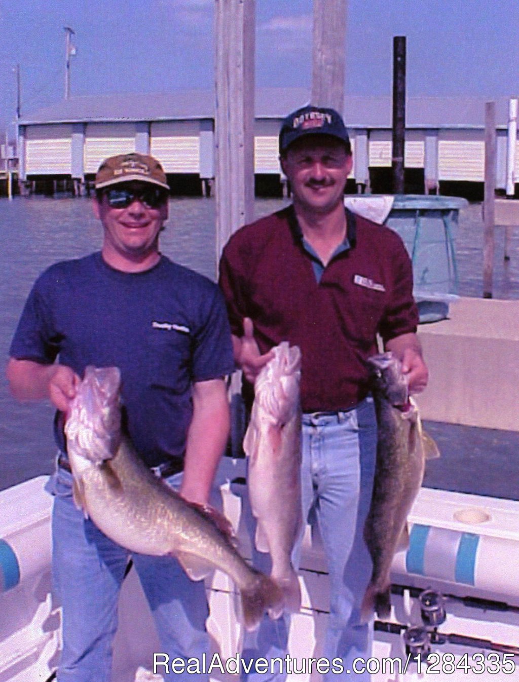 Some 'large' early spring walleyes | Trophy Hunter Charter Services Inc. | Image #2/8 | 