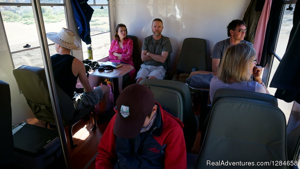 Very social safari vehicle interior | Kruger National Park Game Hotspot Safari's | Image #2/10 | 