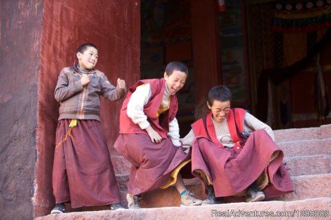 Young monks at the monastery