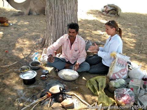 Lunch Time In Desert