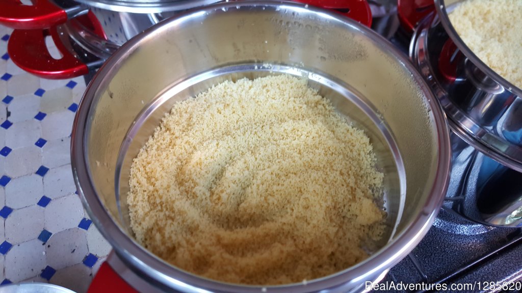 Couscous preparation | Marrakech Cooking School - Daily Cooking Classes | Image #18/23 | 