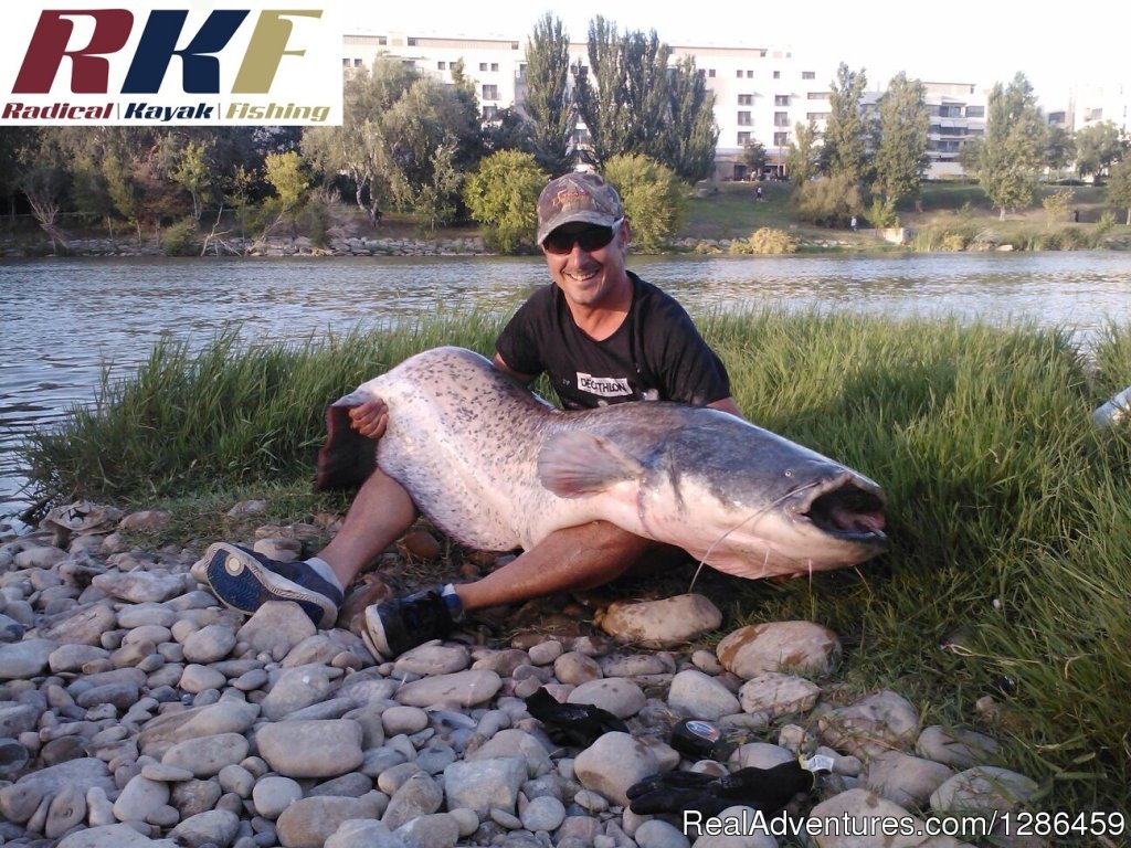 Cat Fishing From Kayak | Fishing Guides Ebro River Spain | Image #6/9 | 