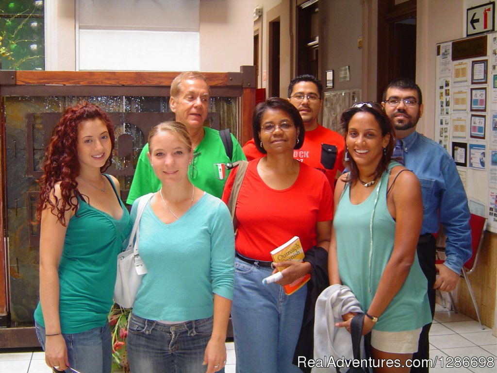 Getting ready for the Tequila excursion | IMAC Spanish Language Programs. | Guadalajara, Mexico | Language Schools | Image #1/2 | 