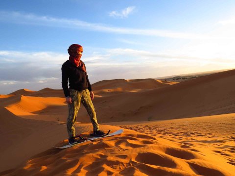 Sand-boarding