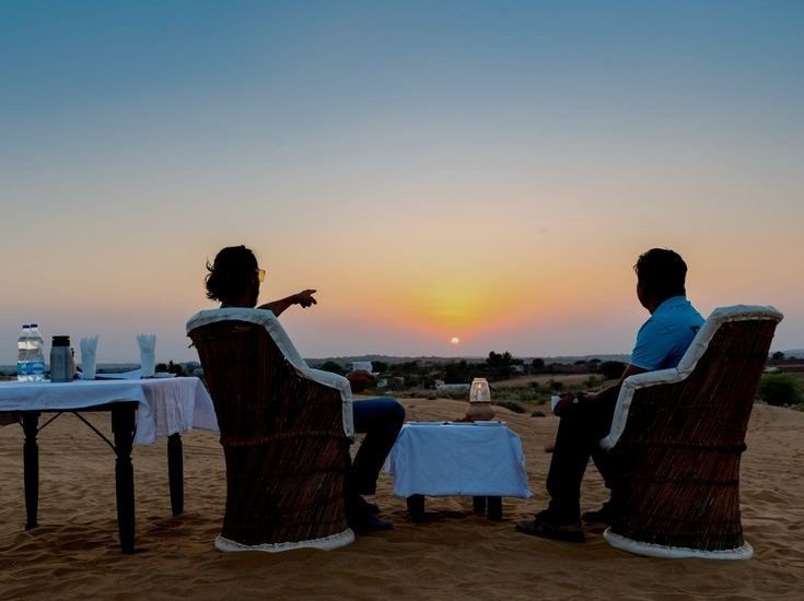 Sunset View | Charisma Camel Safari | Jaislmer, India | Camel Riding | Image #1/5 | 