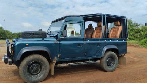 Open Sided Land Rover Jeep